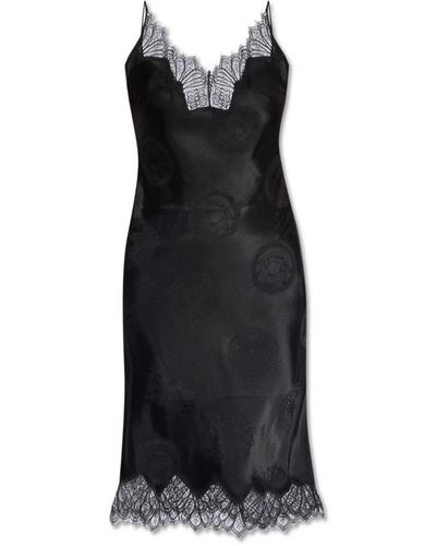 Coperni Lingerie-Style Dress - Black