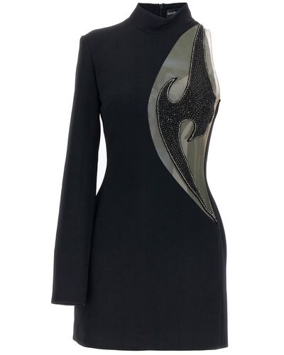 David Koma Bead Embroidery Dress Dresses - Black