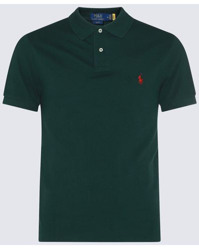 Polo Ralph Lauren Dark Cotton Polo Shirt - Green