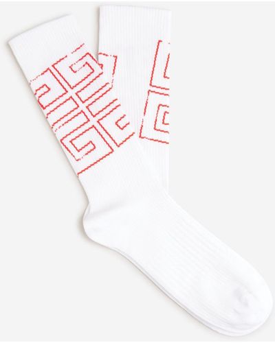 Givenchy Cotton 4g Socks - White