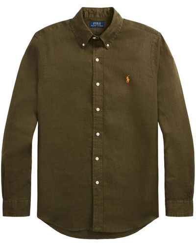 Ralph Lauren Lightweight Linen Shirt - Green