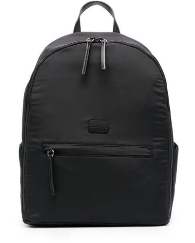 A.P.C. Blake Logo-patch Backpack - Black