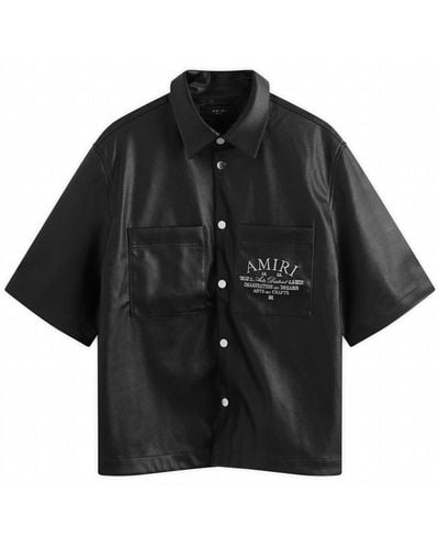 Amiri Arts District Camp Shirt - Black