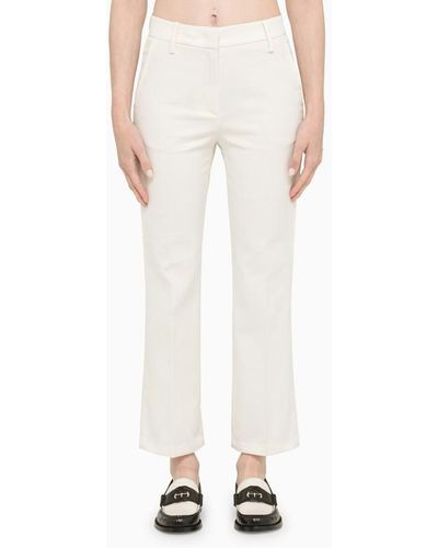 Department 5 Boot-cut Trousers - White