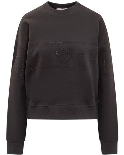 Chiara Ferragni Logomania Sweatshirt - Black
