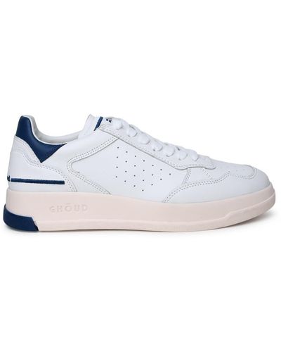 GHŌUD 'Tweener' Leather Sneakers - White