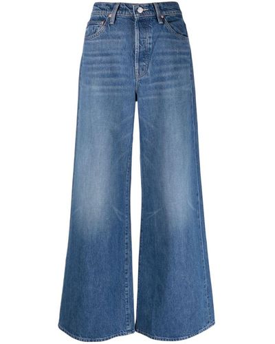 Mother Roller Sneak baggy Jeans - Blue