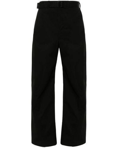 Lemaire Cotton Twisted Pants - Black