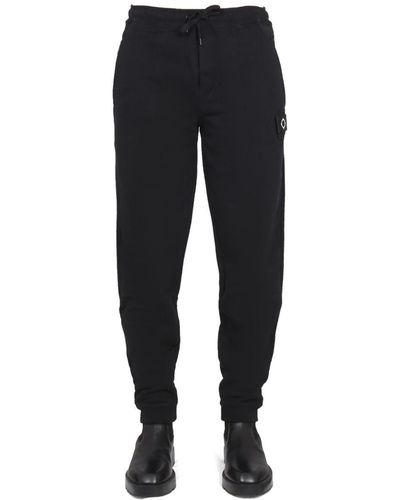Ma Strum jogging Pants With Iconic Label - Blue