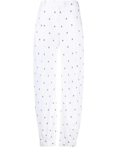 White The Attico Pants, Slacks and Chinos for Women | Lyst