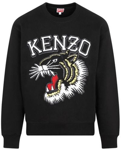 KENZO Tiger Varsity Classic Sweatshirt - Black