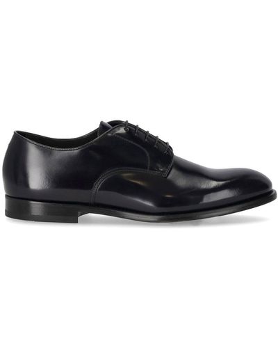 Doucal's Derby Horse Lace Up - Black