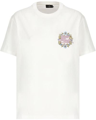 Etro T-shirts And Polos White