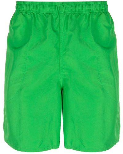Stussy Logo Nylon Shorts - Green