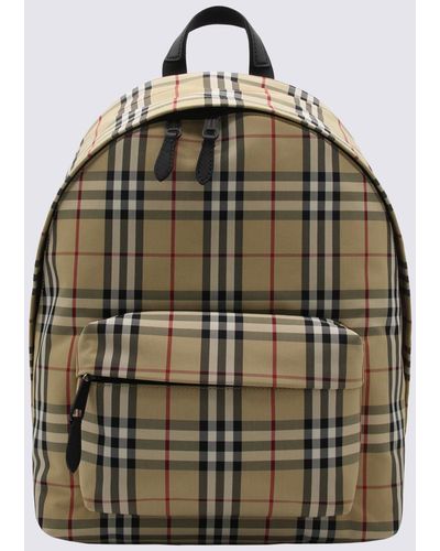 Burberry Archive Beige Backpack - Green