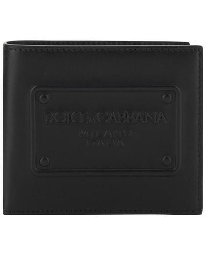 Dolce & Gabbana Calf Leather Wallet - Black