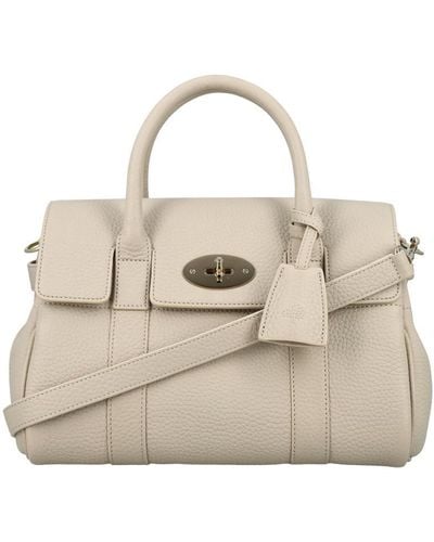 Mulberry Small Bayswater Satchel Hg - Natural