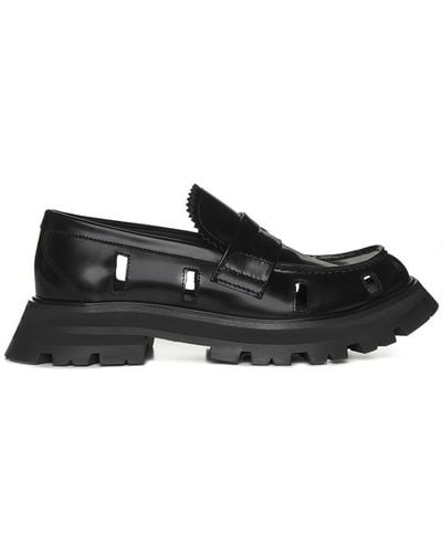 Alexander McQueen Flat Shoes - Black