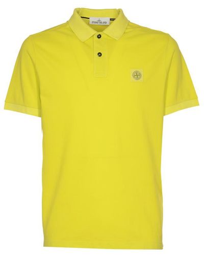 Stone Island T-Shirts And Polos - Yellow