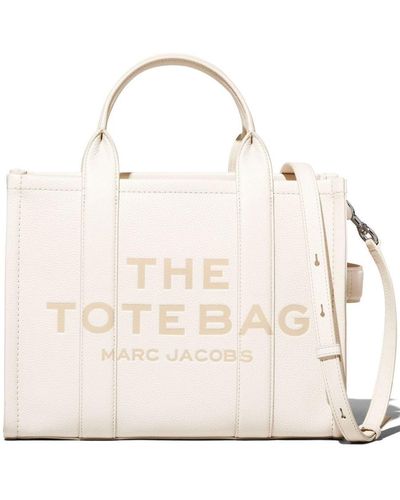 Marc Jacobs Medium The Leather Tote Bag - Natural
