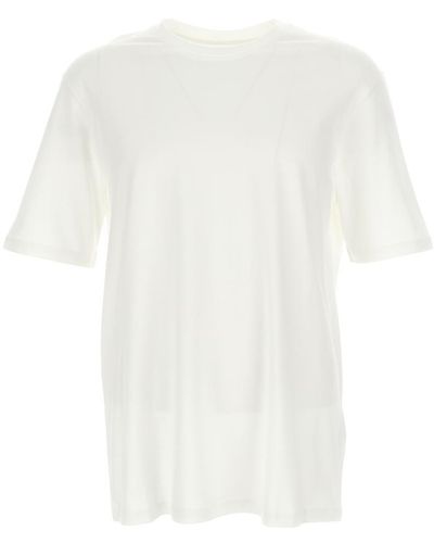 Jil Sander Back Print Short-Sleeved T-Shirt - White