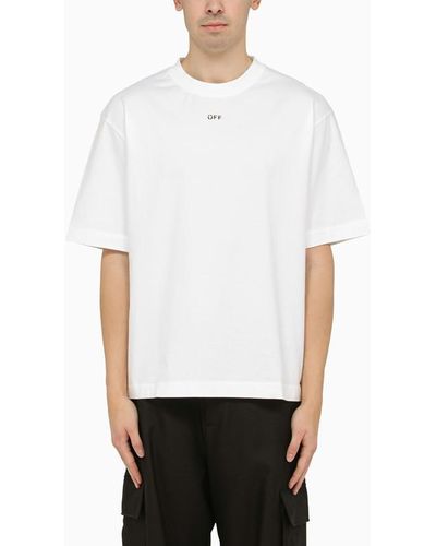 Off-White c/o Virgil Abloh Off- Skate T-Shirt With Off Logo - White