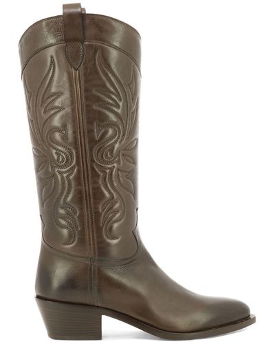 Sartore Texan Boots - Green