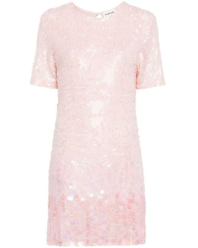 P.A.R.O.S.H. Sequin Mini Dress - Pink