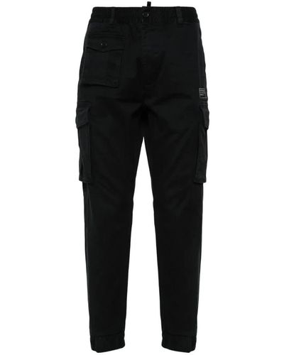 DSquared² Urban Cyprus Cargo Trousers - Black
