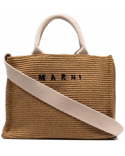 Marni East-west Tote Bag Small - Brown