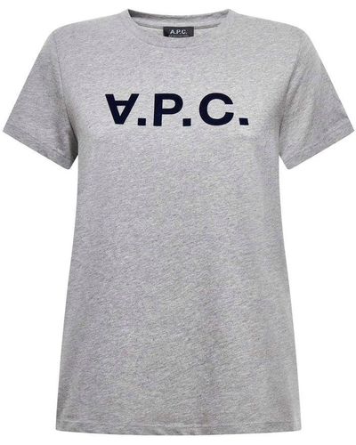 A.P.C. T-shirts And Polos - Gray