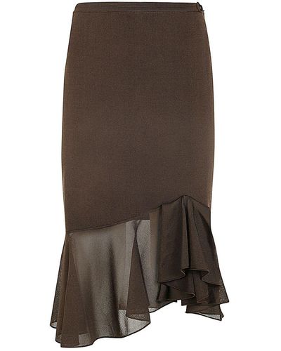 Tom Ford Knitted Skirt Clothing - Brown