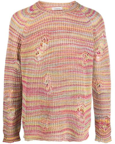 Laneus Sweater Clothing - Pink