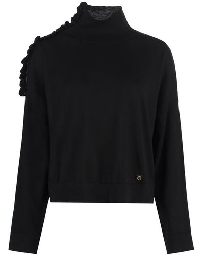 Pinko Crisopa Wool Turtleneck Jumper - Black