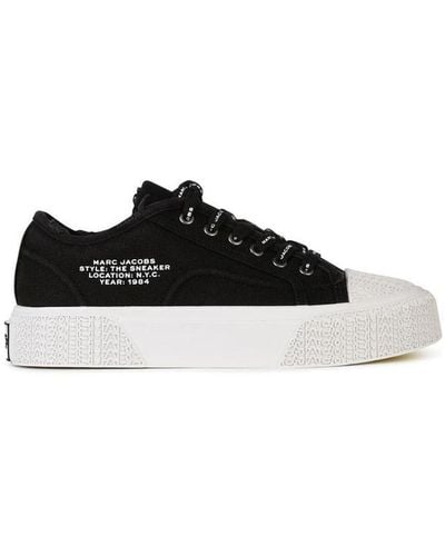 Marc Jacobs Black Canvas Sneakers