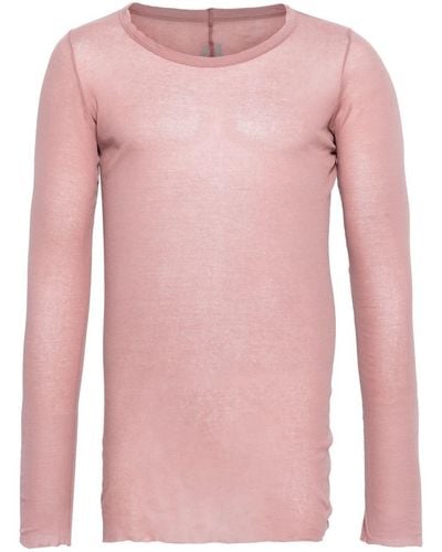 Rick Owens Long T-Shirt - Pink