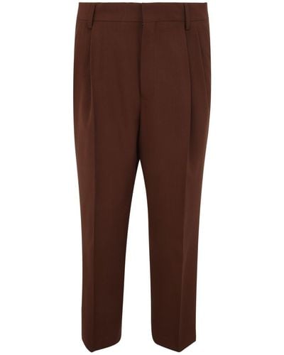 Dries Van Noten 01150 Pellow 7062 Pants Clothing - Brown