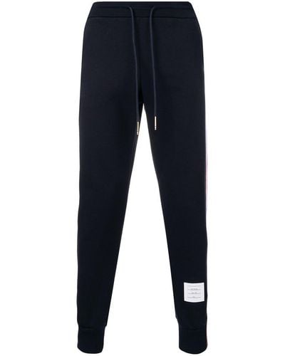 Thom Browne Cotton Trousers - Blue