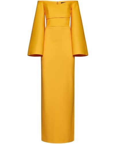 Solace London Eliana Maxi Dress - Yellow