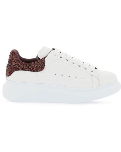 Alexander McQueen 'oversize' Sneakers With Crystals - White