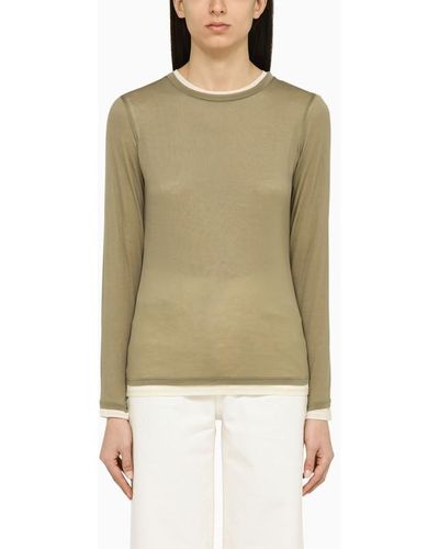 Vince Double-Layer T-Shirt - Green