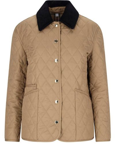 Burberry Dranefeld Quilted Jacket - Brown