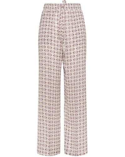 Seventy Printed Trousers - Pink