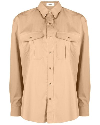 Wardrobe NYC Oversize Shirt Clothing - Natural