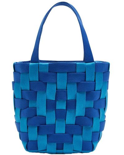 Maliparmi Weaved Ribbon Bags - Blue