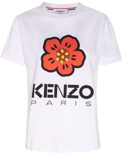 KENZO Cotton Boke Flower T-shirt - White