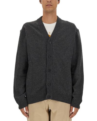 PS by Paul Smith Wool Cardigan - Black