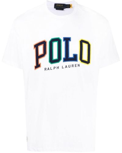 Polo Ralph Lauren Crewneck Varsity Logo T-shirt - White