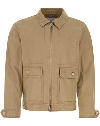 Woolrich Beige Cotton Jacket Beige - Natural
