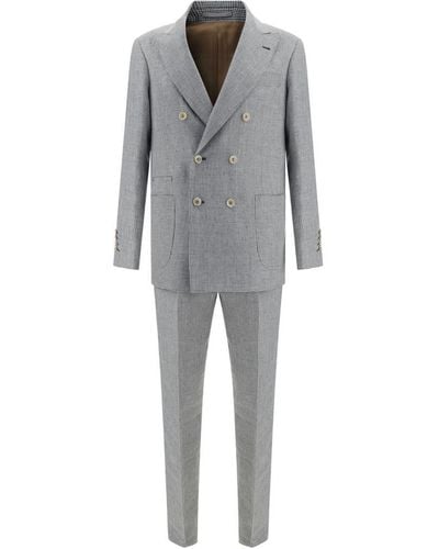 Brunello Cucinelli Suits - Gray